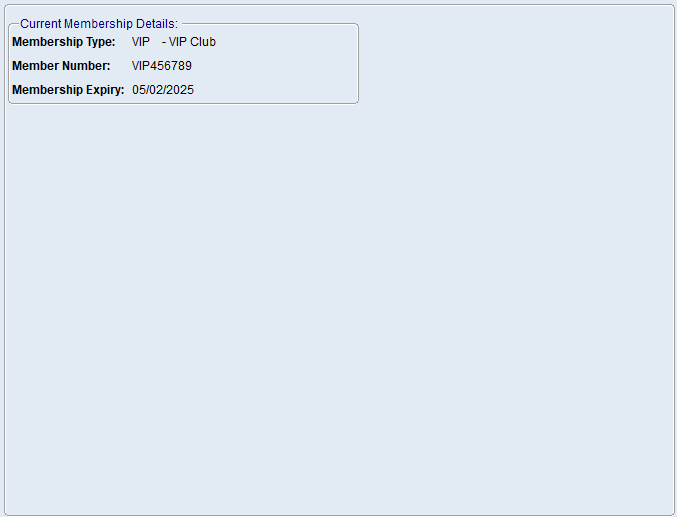 Membership Tab Screen Membership Tab Screen